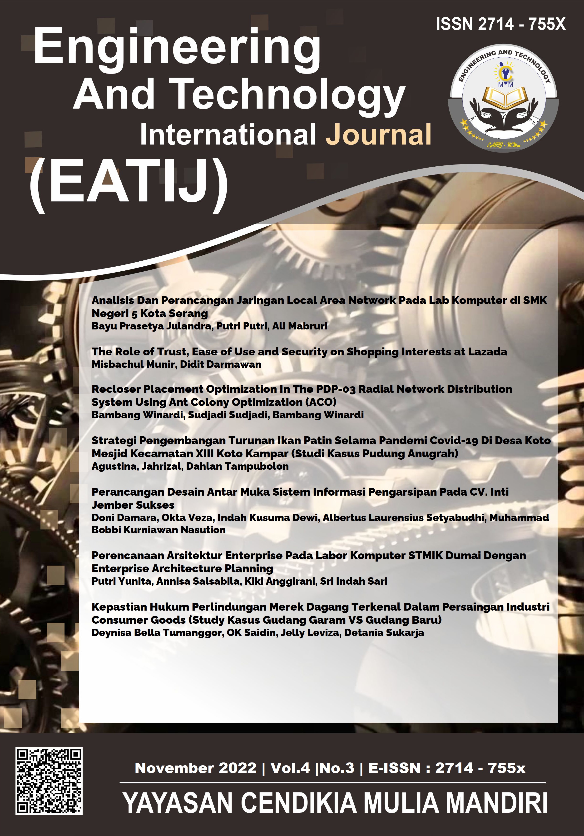 					View Vol. 4 No. 03 (2022): Engineering and Technology International Journal (EATIJ)
				