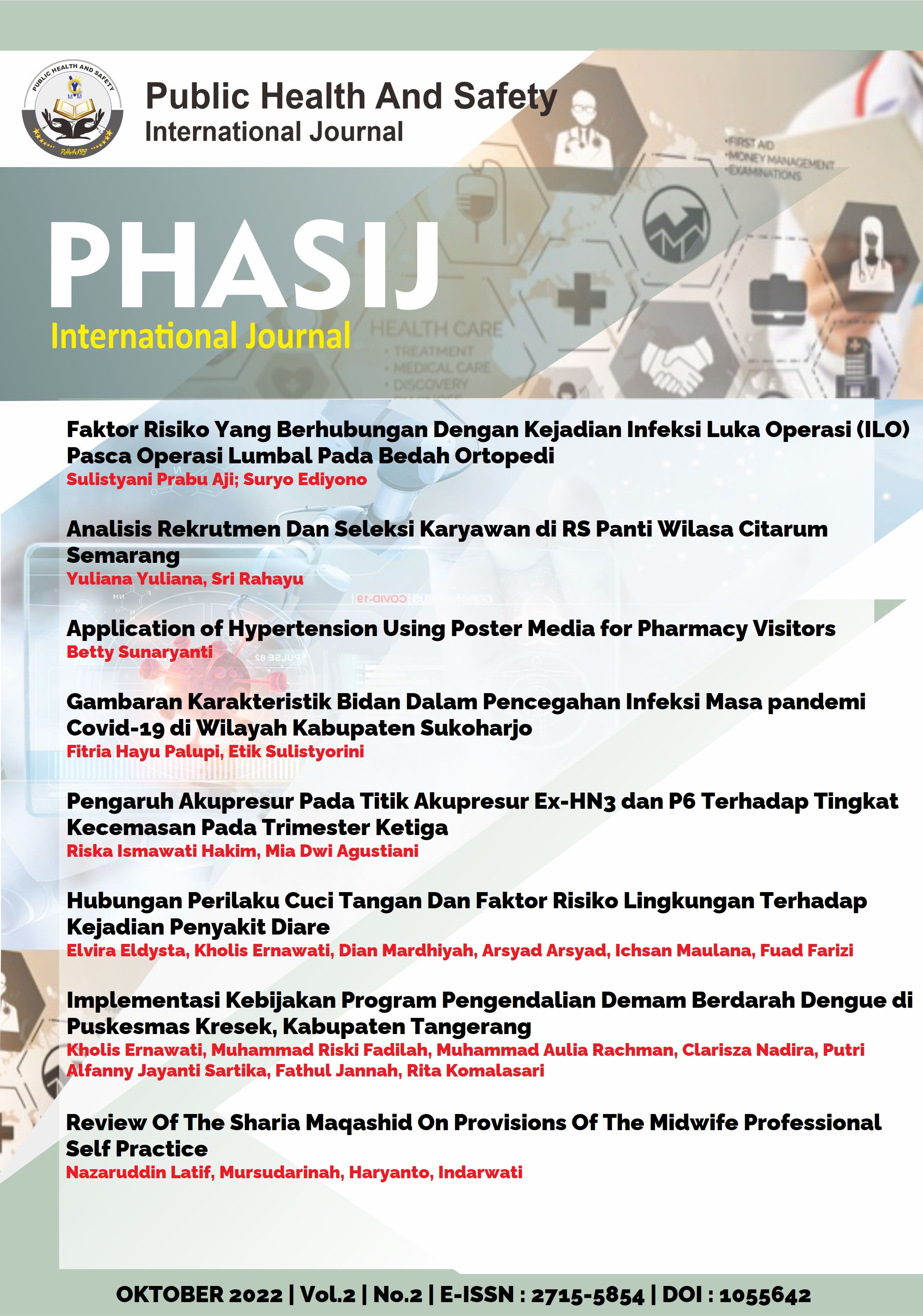 					View Vol. 2 No. 02 (2022): Public Health and Safety International Journal  (PHASIJ)
				